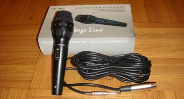 DM-1100 MONACOR - Microphone dynamique fil 